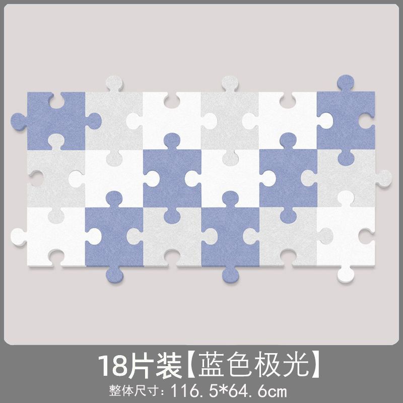 Thick Felt Wall Sticker Panel Versatile Puzzle Photo Message Note Display Board Home Decor Selfadhesive Collapsible Fabric Frame