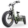 VIPCOO VC-ET1 Thricycle Cargo E-bike 20 INCH Fat Tires 48V20AH Battery 48V20AH Battery 750W Motor Outdoor Riding  Electric Bicycle With Rear Frame