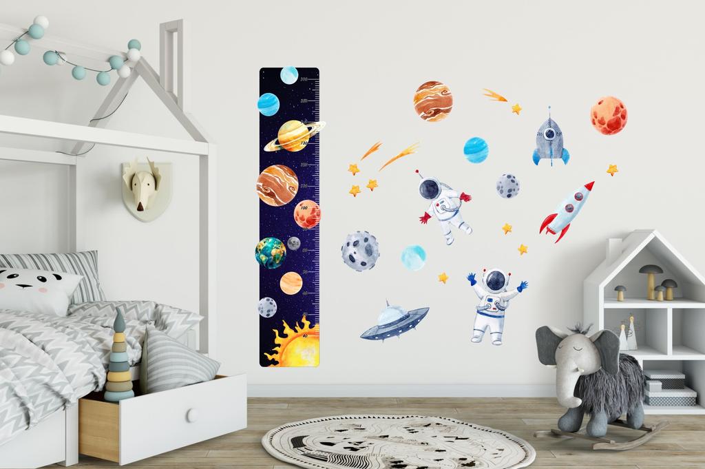 Height Measure Sticker - Space