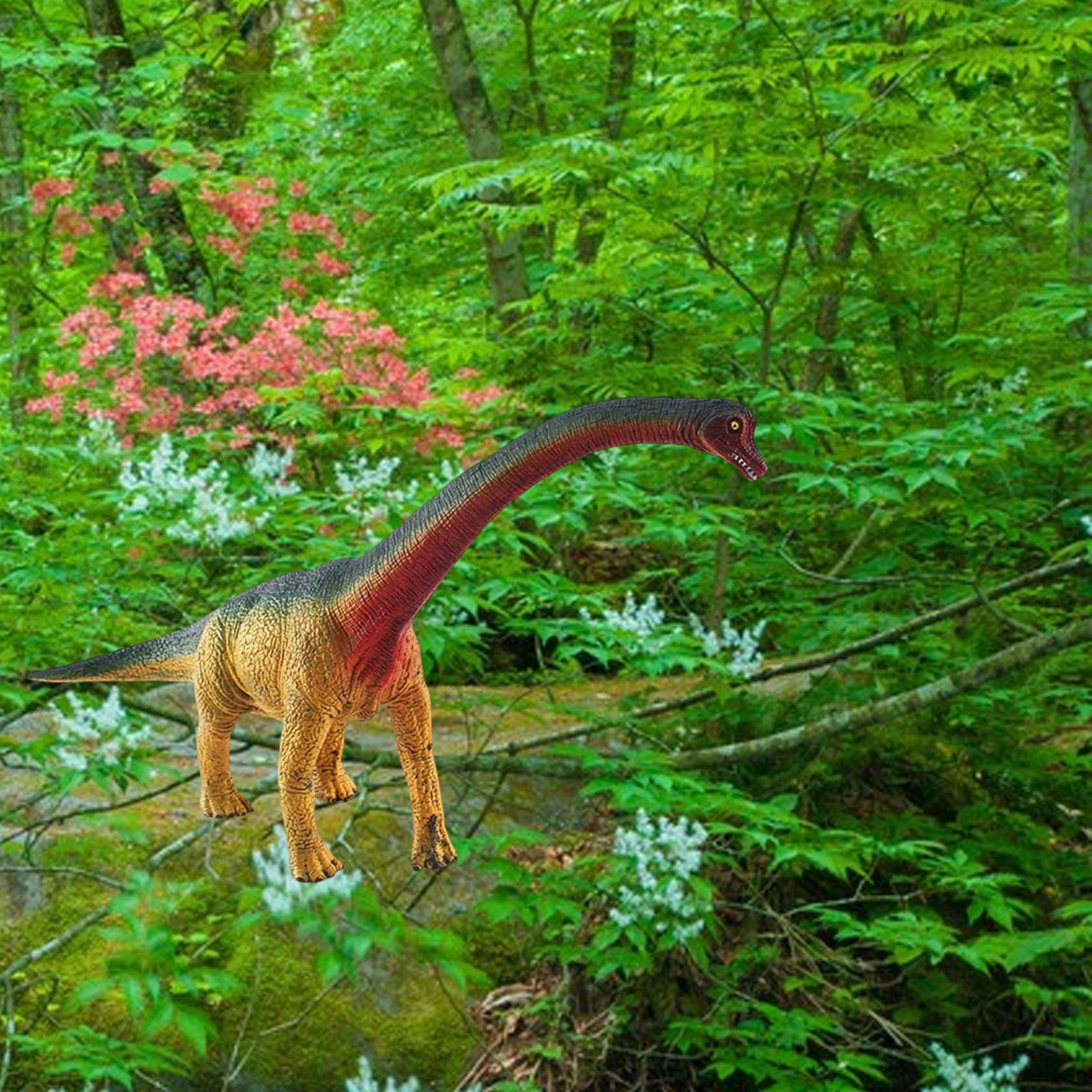 

Hand Painted Mini Dinosaur Figurines Model Birthday Gift Home Decor Cake Toppers Collection Style A