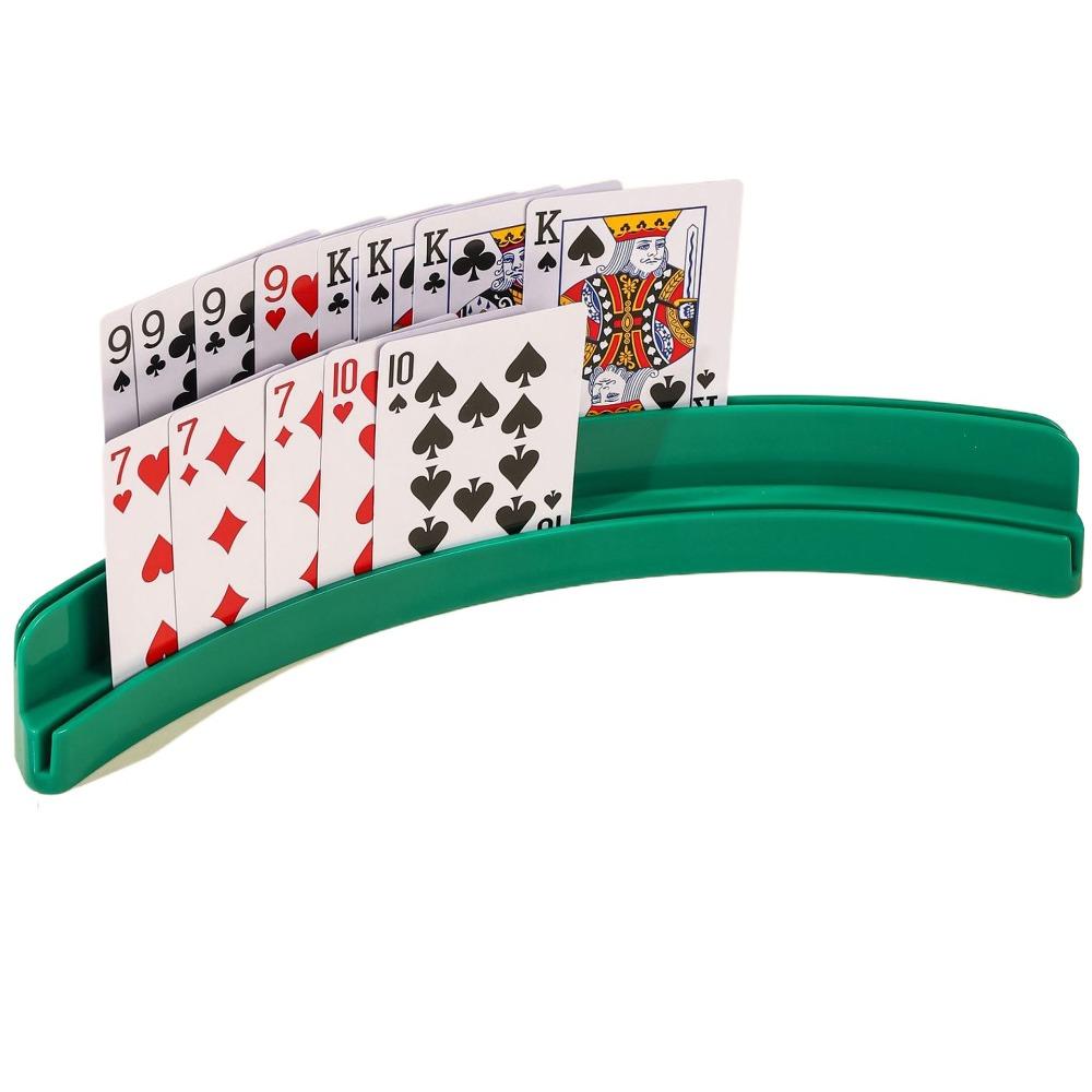 Expandable Playing Cards Holders Two-Layer Hands Free Card Holder  Board Game Accessories
