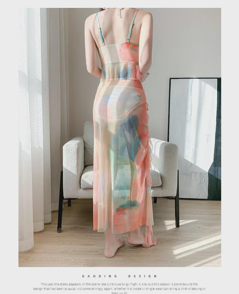 2025 Women's Bikini Split Swimsuit - Internet Celebrity Style for Resorts & Hot Springs