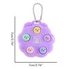 Hamster Decompression Toy Keychain Adults Children Interesting Playing Prop Pressure Reducing Toy Keyholder Keyring Plaything