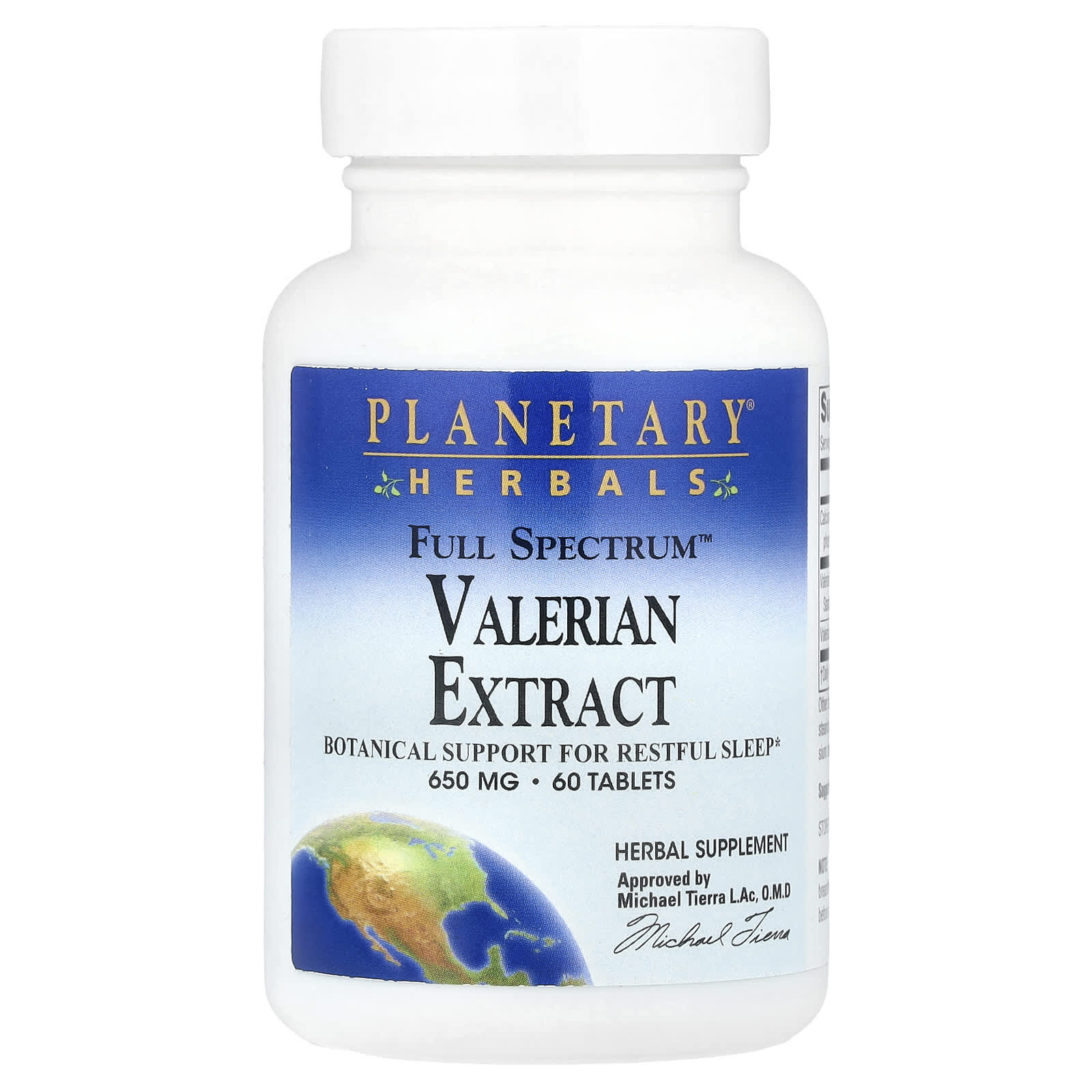 

Valerian Extract, Full Spectrum, 650Mg, 60 Tablets