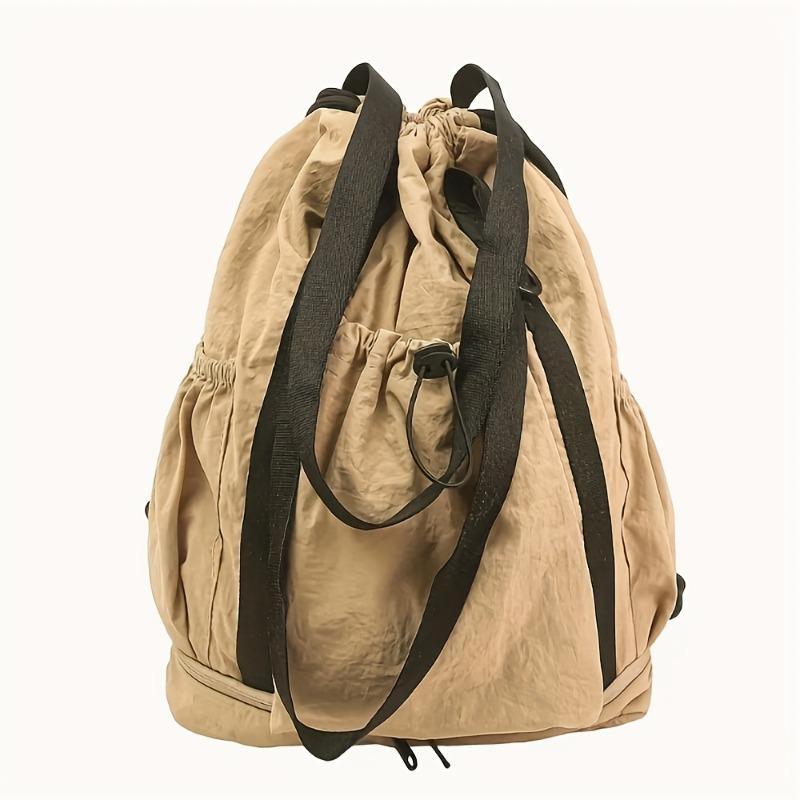 Unisex Rucksack mit verstellbarem Kordelzugverschluss, Leichte Sport-Reisebeutel, Handwäsche Trockenreinigung, Rucksack für Reisen