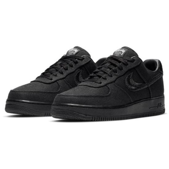 

Nike Air Force 1 Low Stussy Black - CZ9084-001 EU 36.5 чёрный