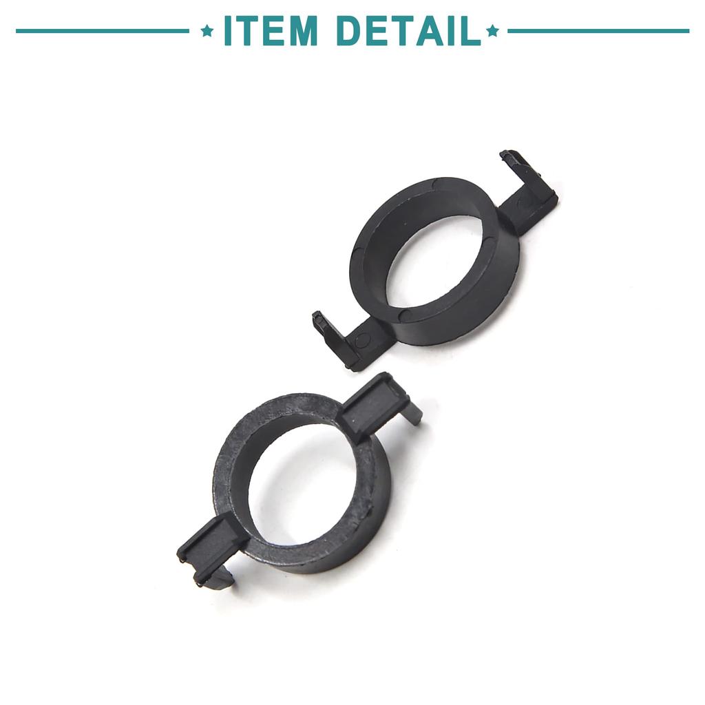 ACROPIX Bulb Base Holder Adapter for H7 Xenon HID Headlight Ford Compatible with Mondeo Black 4pcs