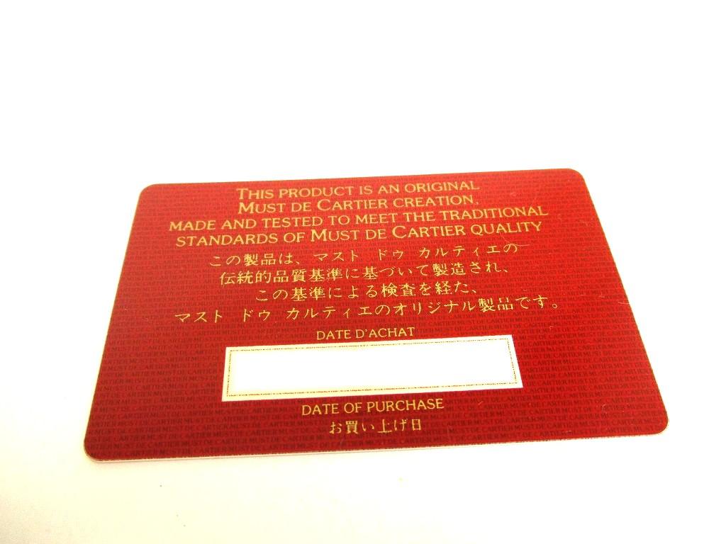 Authentic Cartier Must de Cartier Bordeaux Leather Bifold Long Wallet #a852  Refurbished