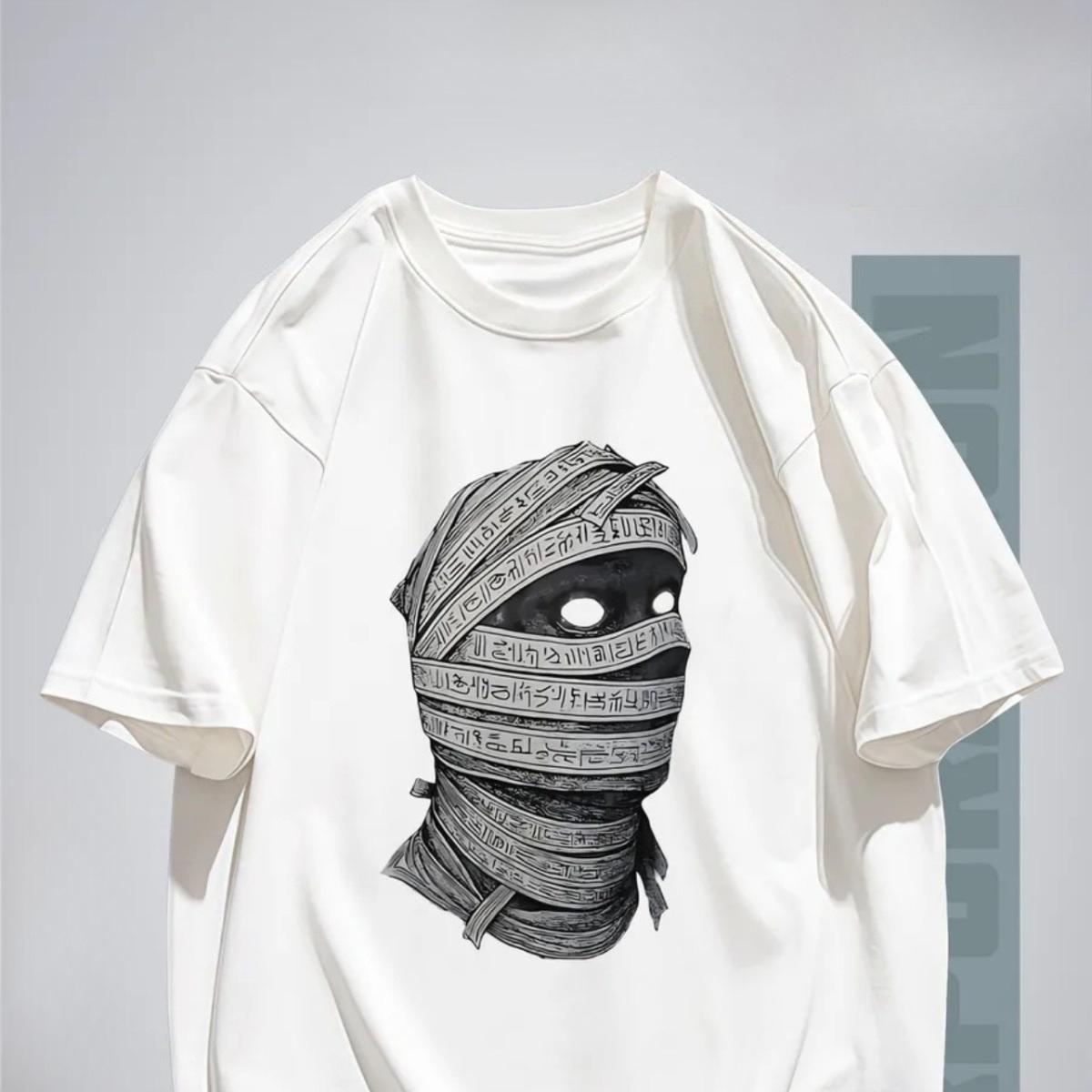 

New 2026 Pure Cotton American Trendy Personalized Fashionable Mens and Womens Short Sleeve Bestseller Round Neck 4XL