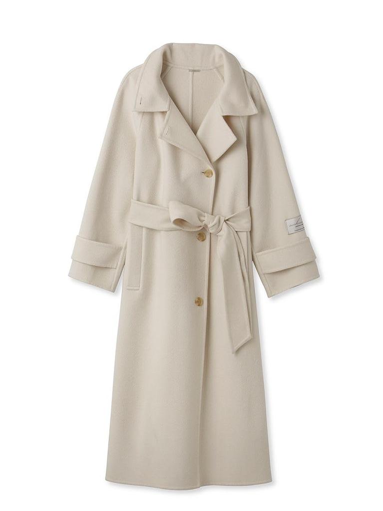 Snidel Scale Cashmere Long Coat SWFC234001 IVR Women's