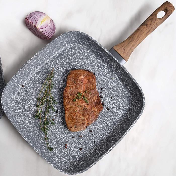 San Ignacio 28 X 28 Cm Forged Aluminum Grill Pan, Induction Compatible, Daimiel Collection from the Brand -