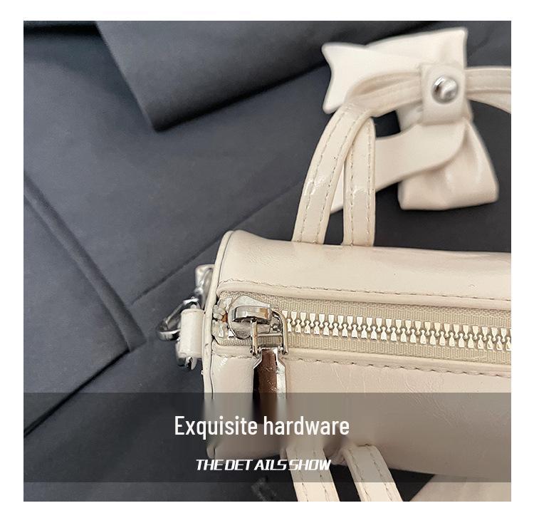 Korean-Style Princess Bow Mini Crossbody Handbag for Women and Girls