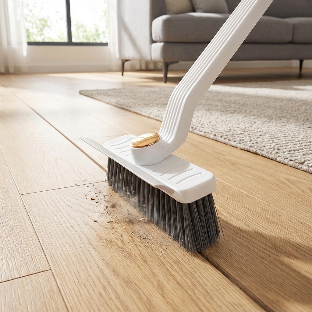 

Tile Grout Cleaning Brush, 3-in-1 Tool (Brush, Scraper, Gripper). 28x5cm, for Deep Cleaning, Easy to Use United States