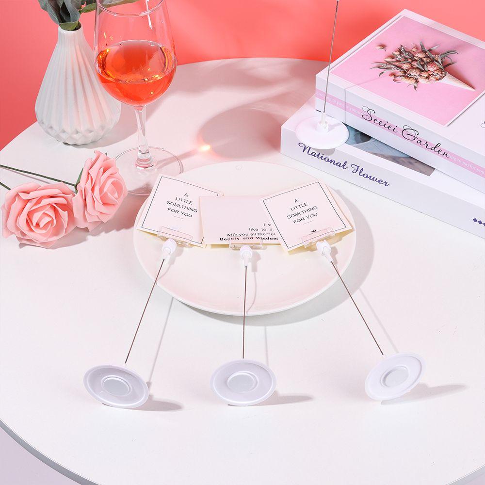 Party Wedding Supplies Paper Clamp Table Numbers Holder Photos Clips Place Card Clamps Stand