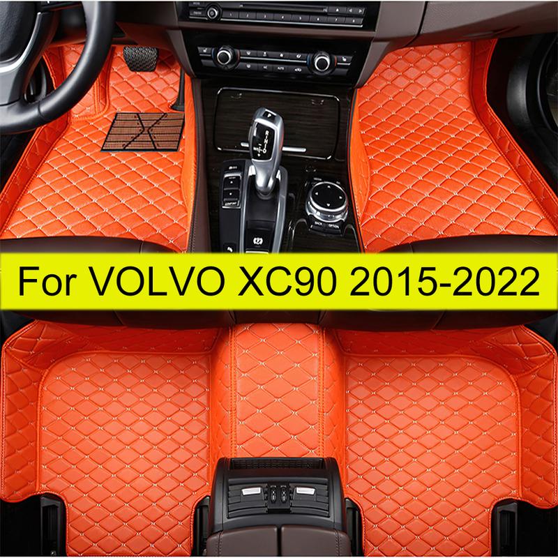 Car Floor Mats for VOLVO XC90 (FIVE SEAT) 2015 2016 2017 2018 Auto Foot Pads Automobile Carpet Cover