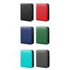PU Leather Card Collection Book Trading Card Organizers Features 160 Capacity Secure Card Slots and Side Access Design