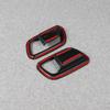 RUIQ Front and Rear Inner Door Handle Garnishes for the New Honda Freed GT Series Carbon Fiber (Black Finish)