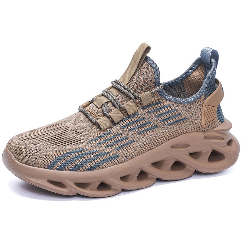 Spring-Summer Men's Plus Size Shock-Absorbing Running Shoes - Super Light and Casual