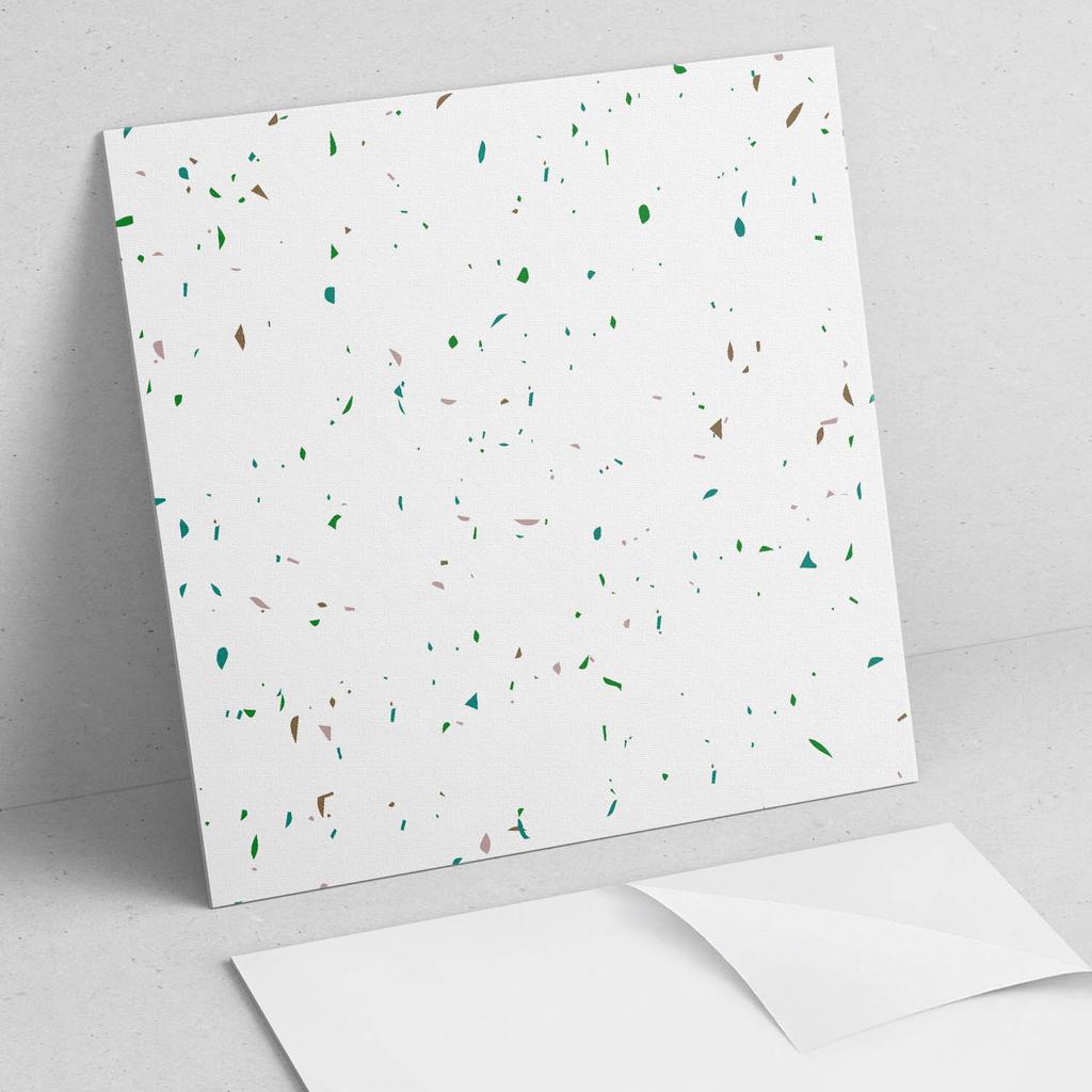 Self-Adhesive Vinyl Wall Tiles Abstract Pattern with Spots 20x20x20 cm