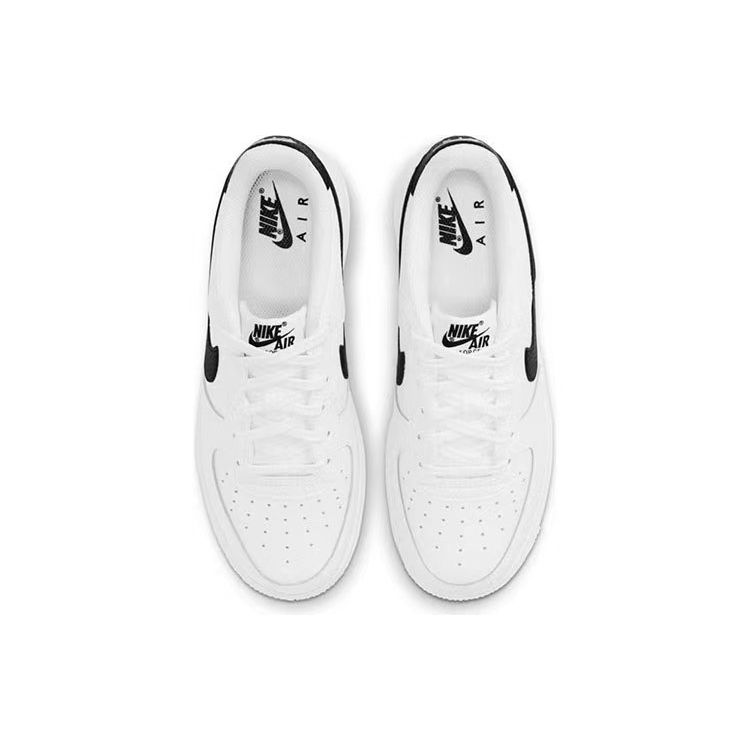 Nike Air Force 1 GS White Black Kids Sneakers CT3839-100