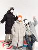 American Trend Women's Hooded Mid-Length Down-Filled Jacket: Winter Warmth, Knee-Length, Cotton Padded Coat for Couples
