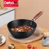 Debo Audella Gesunde Feineisen Wok zum Anbraten