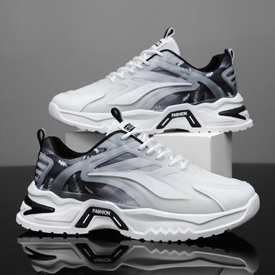 2024 Mode und bequeme Mesh-Atmungsaktive Laufsohle Schuhe Sommer Heißer Verkauf Herren Freizeitschuhe Dicker Boden Atmungsaktive Sneaker