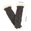 Lace Arm Sleeves Slouchy Y2K Warm Knit Gloves for Women Girl Casual Hand Warmers