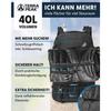 Wanderrucksack - terra peak - flex 40 - 40l - noir - ergonomique - mixte