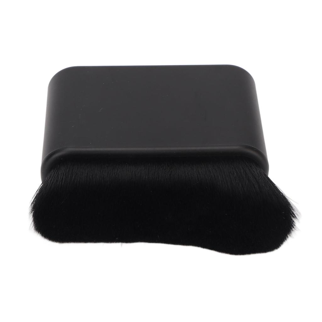 Großer flacher Bräunungspinsel, schwarzer Mischcreme-Bronzer-Pinsel für Selbstbräuner, Gesichts- und Körper-Make-up