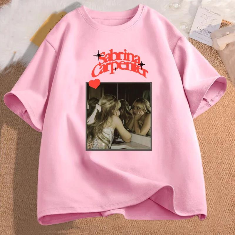Sabrina Carpenter T Shirt Women Vintage Retro Music Tshirt Emails I Cant Send Tour Merch Tees Rock Tees Casual Cotton Clothes