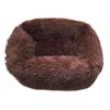 Plush Square Pet Bed for Cats & Dogs - Warm, Cozy Winter Sleep