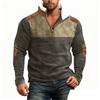 Spring And Men's Standing Collar Sweatshirt Is Outdoor Casual Sweaters Tops