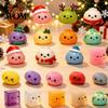 Reusable Christmas Decoration for Home Advent Calendar with 24Pcs Squeeze Dumplings, Soft Sensory Fidget Party Favors Stocking Stuffers Toys