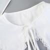 Perfect Match Linbaiway Fake Collar Scarf For Women Shirt Detachable Collars Sweet Lace White False Collar Faux Col Female Nep Kraagie