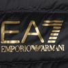 Emporio Armani EA7 Letter Quilted Zip-Up Stand Collar Down Vest Men Vest Black 8NPQ01-PN29Z-00208