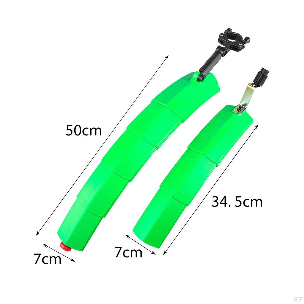 2 Teile/satz Fahrrad Kotflügel Vorne und Hinten Kotflügel mit Licht Zubehör Reparatur Radfahren