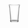 Transparent Rolled Edge Glass Cup – Stylish for Coffee, Cold Beverages, or Milk Tea