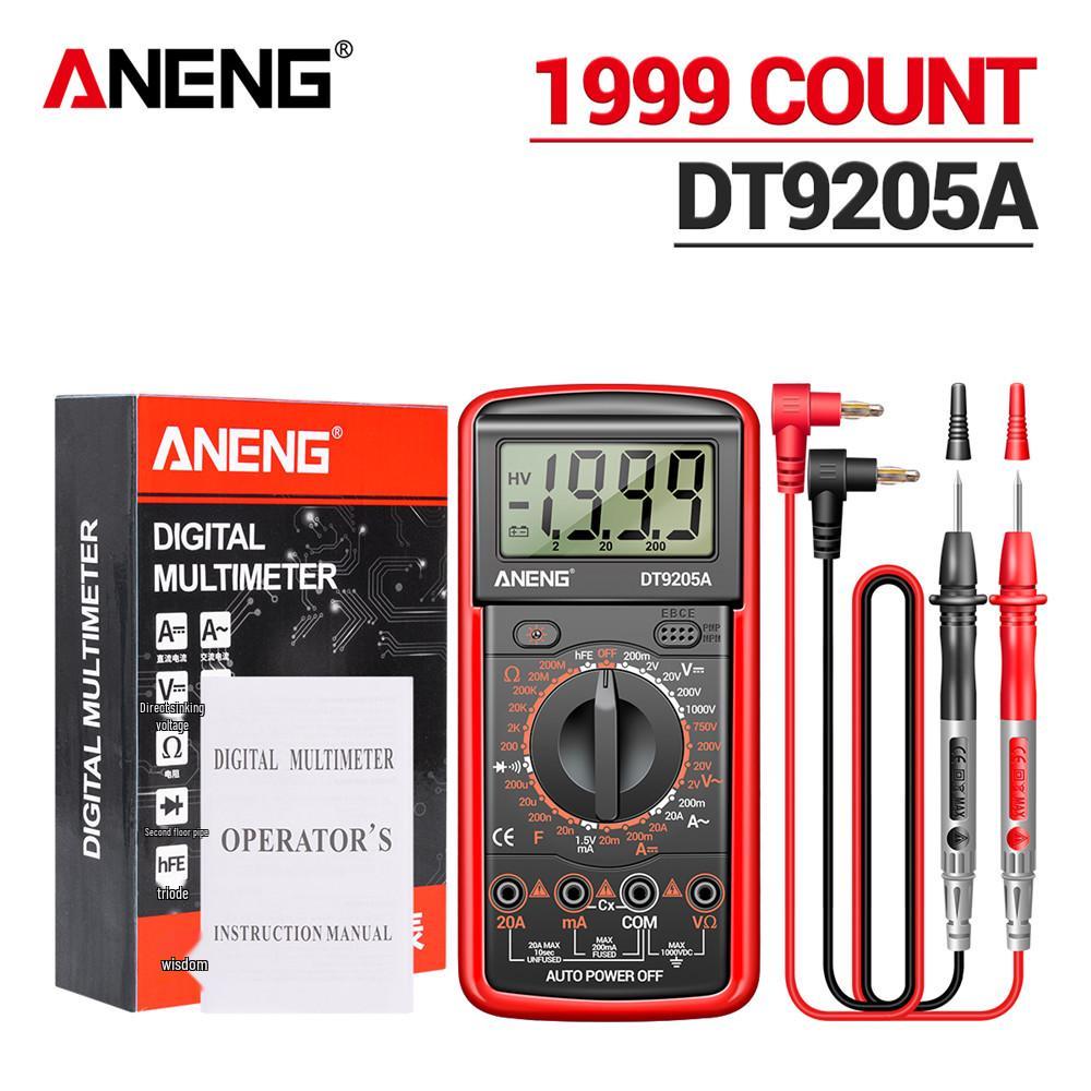 ANENG DT9205A High-Precision Digital Multimeter for Electricians