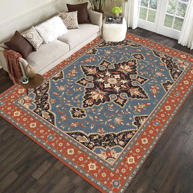 Home Bohemian Retro Indický etnický styl Dveře do ložnice Obývací pokoj Kuchyně Koupelna Podložka Koberec Tapetes De Sala Tapis Salon