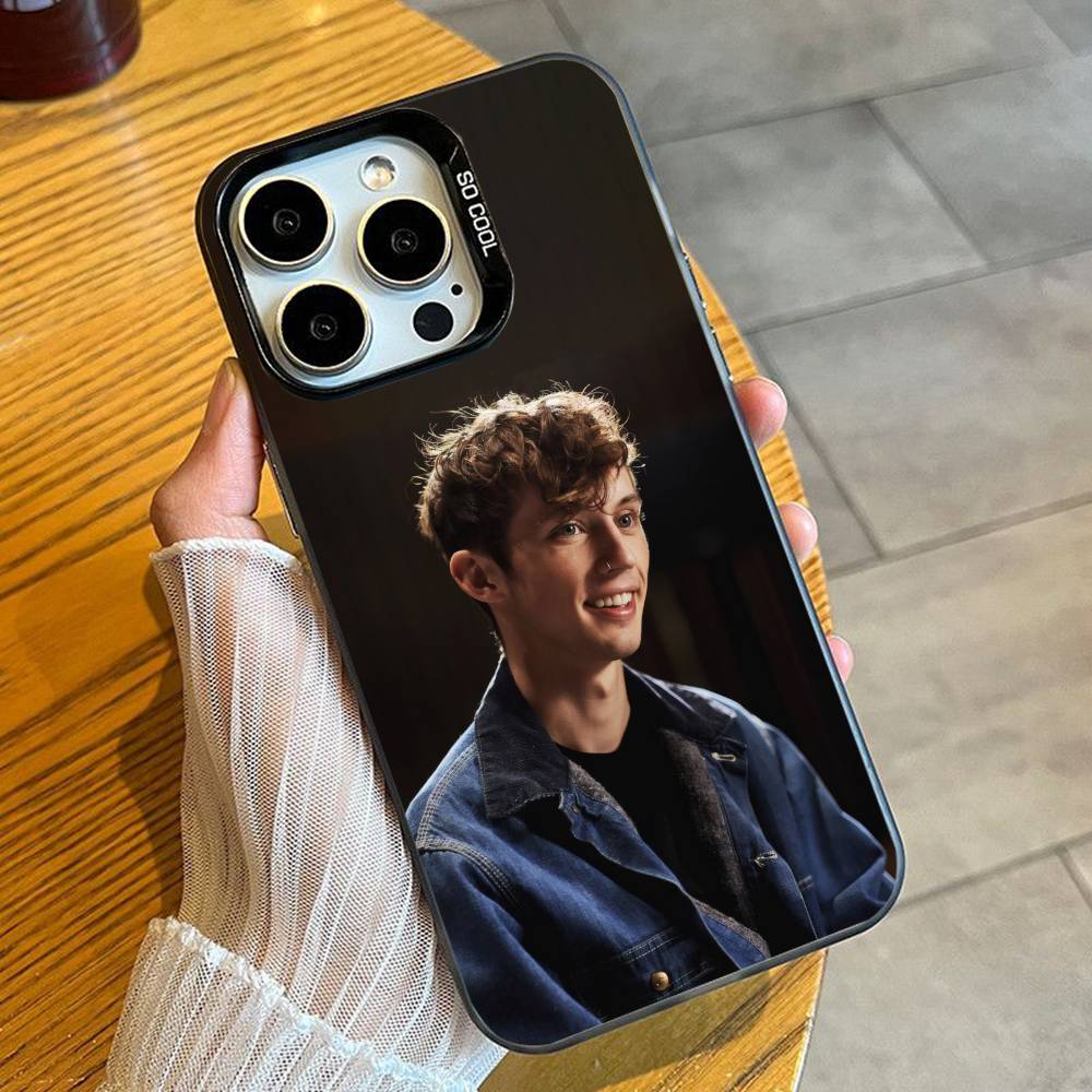 

Angel Boy T-Troye Sivan Mellet Phone Case For iPhone 16 17 15 14 12 13 Pro Max Black Candy Matte Shockproof Cover iPhone15plus