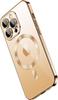 iPhone 14 Pro Case, Electro MagSafe, Gold + Screen Protector