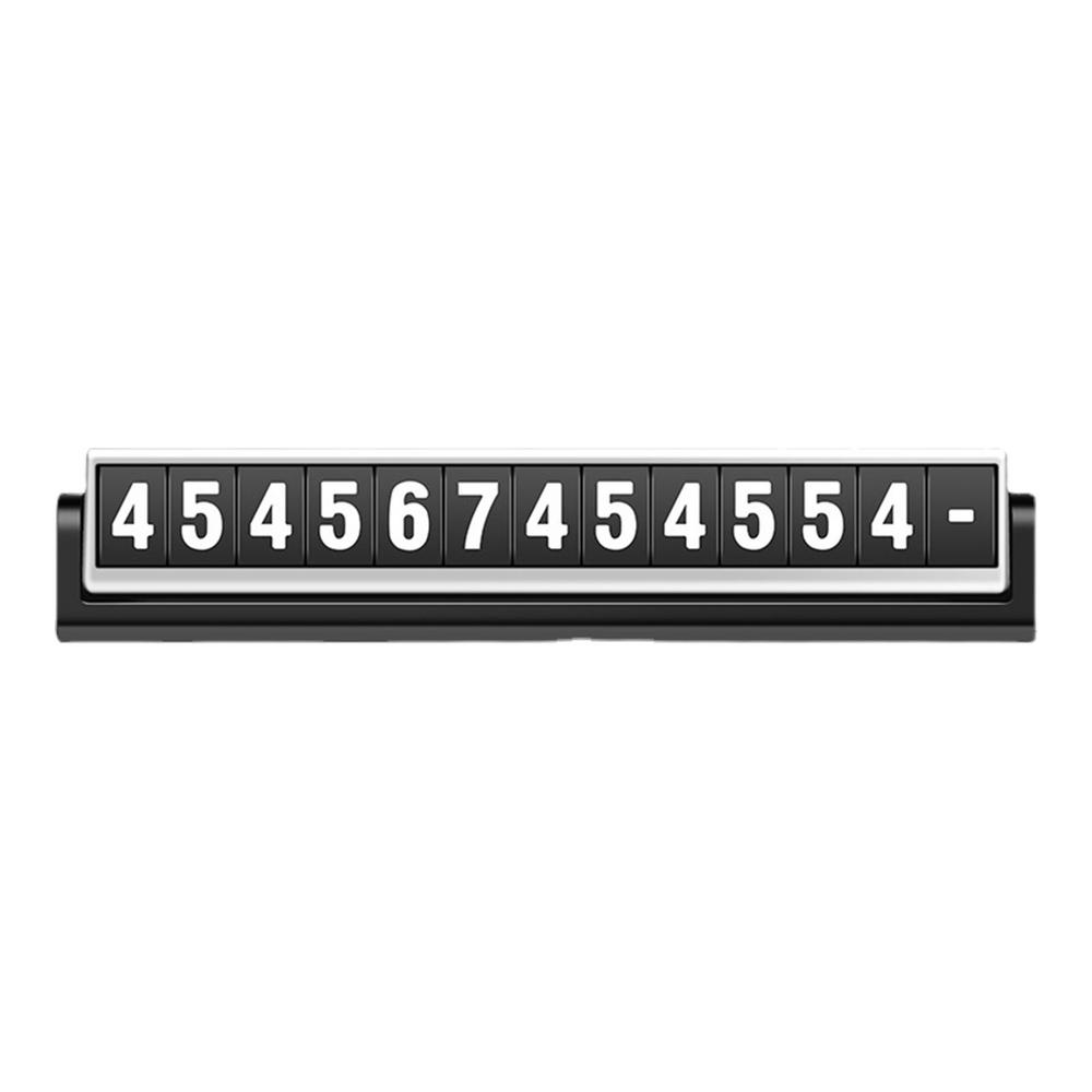 Telefonnummernschild für Parkplatz Auto Benachrichtigung Telefonnummernkarte Auto Temporäres Parkschild Telefonnummernschild Aufkleber