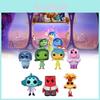 Adorable Inside Out Plush Toy Set Featuring Emotional Characters In Colorful Pvc Design