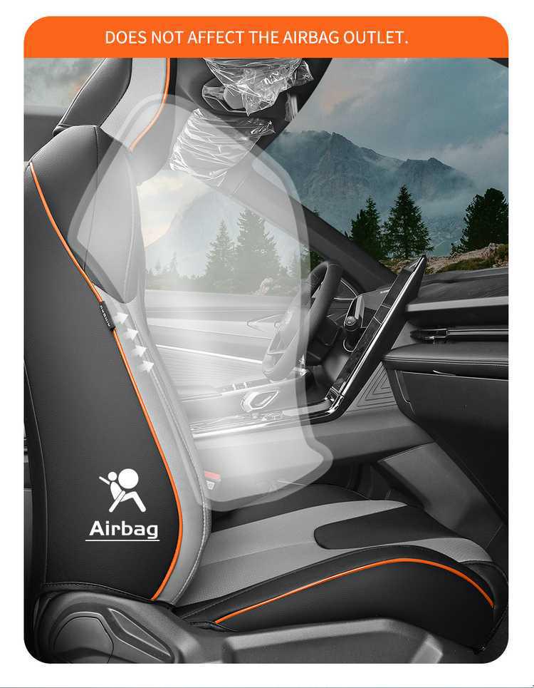 26 Geely Boyue Cool Leather Seat Cover - Full Coverage, Four Seasons Car Seat Cushion Interior Modification