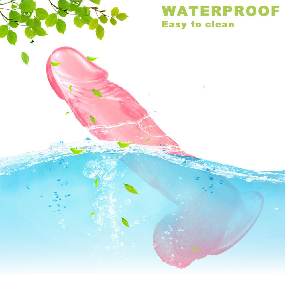 Soft Crystal Dildo RUNYU Adults Sex Toys Big Penis Butt Plug For Woman Anal Realistic Huge Suction Cup Dildo