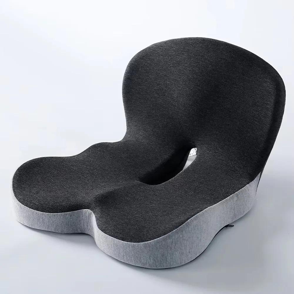 Comfort Memory Foam Backrest Cushion Non-Slip Back Support Chair Cushion Breathable Waist Protection Truck Seat Cushion