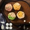 Mid Autumn Festival Moon Cake Mould DIY Hand Press Mold Moon Cake Tool Dessert Cake Baking Tool