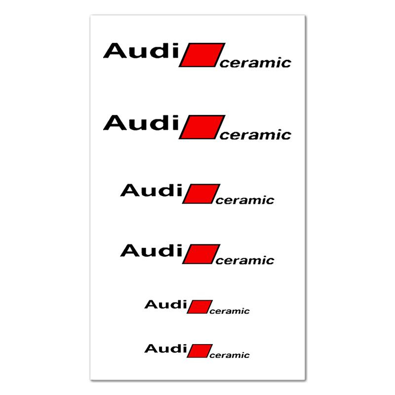 PVC Auto Bremssattel Aufkleber Hitzebeständige Decals Auto Zubehör für 30s S Line A1 A3 A4 A6 A7 Q3 Q5 Q7 RS3 RS4 RS5 S3 S4s30