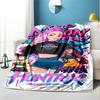 KPop Demon Hunters Pattern Blanket for Home Decoration, Bed, Sofa, Car Travel, Camping, Suitable for All Seasons, Birthday Christmas Gift